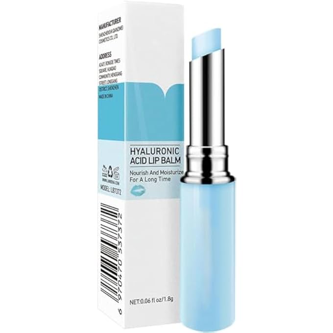 Goreem HYALURONIC ACID LIP BALM MOISTURIZING LIP PLUMPER REDUCE FINE LINES RELIEVE DRYNESS LONG-LASTING PROTECTION NOURISHING LIP CARE - Image 1
